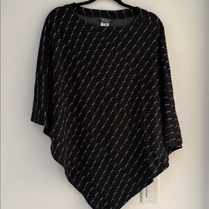 Ibex Juliet Sweater Poncho 100% Merino Wool One Size Women’s